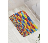 Коврик противоскользящий JoyArty "Небо в зонтах" для ванной, сауны, бассейна, bath_813