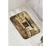 Коврик противоскользящий JoyArty "Уютный старый дом" для ванной, сауны, бассейна, bath_831