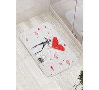 Коврик противоскользящий JoyArty "Любовь к моде" для ванной, сауны, бассейна, bath_21026