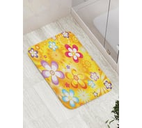 Коврик противоскользящий JoyArty "Полевые цветы" для ванной, сауны, бассейна, bath_30959