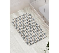 Коврик противоскользящий JoyArty "Иллюзия плитки" для ванной, сауны, бассейна, bath_22006