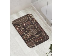 Коврик противоскользящий JoyArty "Африканские узоры" для ванной, сауны, бассейна, bath_31178