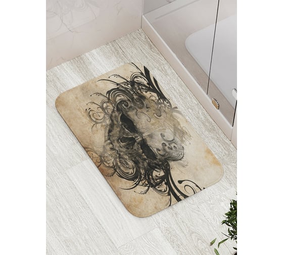 Коврик противоскользящий JoyArty "Тьма поглощает" для ванной, сауны, бассейна, bath_22196 1