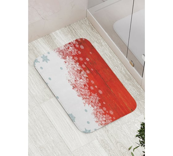 Коврик противоскользящий JoyArty "Снежная красота" для ванной, сауны, бассейна, bath_21451 1