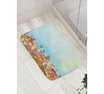 Коврик противоскользящий JoyArty "Ромашково поле" для ванной, сауны, бассейна, bath_21177