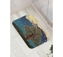 Коврик противоскользящий JoyArty "Звездный лес" для ванной, сауны, бассейна, bath_22432
