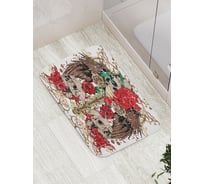 Коврик противоскользящий JoyArty "Смертельная композиция" для ванной, сауны, бассейна, bath_22166