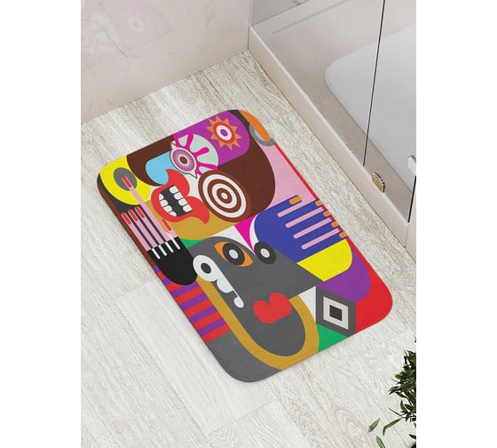 Коврик противоскользящий JoyArty "Эмоциональная фантазия" для ванной, сауны, бассейна, bath_22210 1