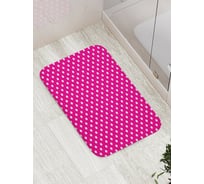 Коврик противоскользящий JoyArty "Нежность в горошек" для ванной, сауны, бассейна, bath_31181