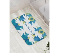 Коврик противоскользящий JoyArty "Рождественская снежинка" для ванной, сауны, бассейна, bath_4329