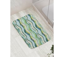 Коврик противоскользящий JoyArty "Переплетающиеся волны" для ванной, сауны, бассейна, bath_30244