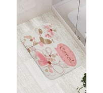 Коврик противоскользящий JoyArty "Валентинка Кэрол" для ванной, сауны, бассейна, bath_4460