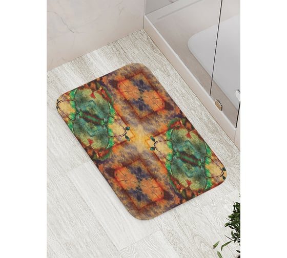 Коврик противоскользящий JoyArty "Цветочный взгляд" для ванной, сауны, бассейна, bath_4574 1