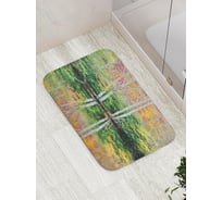 Коврик противоскользящий JoyArty "Березы на реке" для ванной, сауны, бассейна, bath_4492
