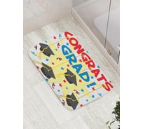 Коврик противоскользящий JoyArty "Выпускной" для ванной, сауны, бассейна, bath_4503
