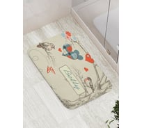 Коврик противоскользящий JoyArty "Валентинка Ветти" для ванной, сауны, бассейна, bath_4450