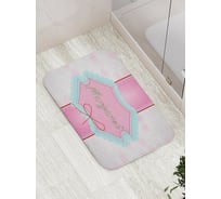 Коврик противоскользящий JoyArty "Валентинка Маргарет" для ванной, сауны, бассейна, bath_4446