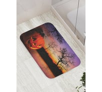 Коврик противоскользящий JoyArty "Тыква на Хеллоуин" для ванной, сауны, бассейна, bath_4594