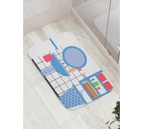 Коврик противоскользящий JoyArty "Ванная комната" для ванной, сауны, бассейна, bath_2811