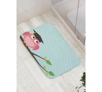 Коврик противоскользящий JoyArty "Совиная мудрость" для ванной, сауны, бассейна, bath_4606