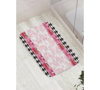 Коврик противоскользящий JoyArty "Орхидеи с узорами" для ванной, сауны, бассейна, bath_2455