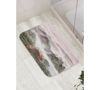 Коврик противоскользящий JoyArty "Туманные окрестности" для ванной, сауны, бассейна, bath_2387
