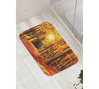 Коврик противоскользящий JoyArty "Багряная осень" для ванной, сауны, бассейна, bath_2512