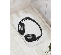 Коврик противоскользящий JoyArty "Мягкие наушники" для ванной, сауны, бассейна, bath_3788