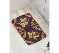 Коврик противоскользящий JoyArty "Золотые орхидеи" для ванной, сауны, бассейна, bath_2675