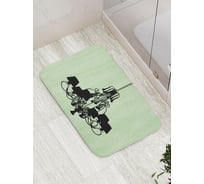 Коврик противоскользящий JoyArty "Тень люстры" для ванной, сауны, бассейна, bath_4001