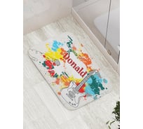 Коврик противоскользящий JoyArty "Яркий Дональд" для ванной, сауны, бассейна, bath_3975