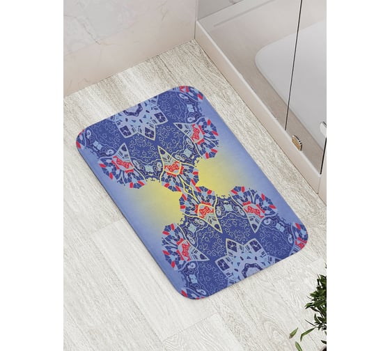 Коврик противоскользящий JoyArty "Прикосновение орнамента" для ванной, сауны, бассейна, bath_5125 1