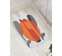 Коврик противоскользящий JoyArty "Солнечные киты" для ванной, сауны, бассейна, bath_5601