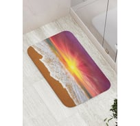 Коврик противоскользящий JoyArty "Приятный закат" для ванной, сауны, бассейна, bath_3985