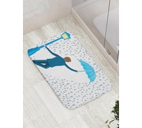 Коврик противоскользящий JoyArty "Дождливое настроение" для ванной, сауны, бассейна, bath_5603