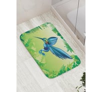 Коврик противоскользящий JoyArty "Волшебство колибри" для ванной, сауны, бассейна, bath_3850