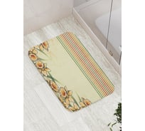 Коврик противоскользящий JoyArty "Полосатое небо" для ванной, сауны, бассейна, bath_3513