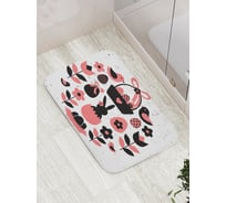 Коврик противоскользящий JoyArty "Пасхальный кролик" для ванной, сауны, бассейна, bath_3516