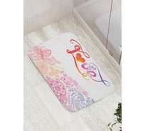 Коврик противоскользящий JoyArty "В окружении любви" для ванной, сауны, бассейна, bath_3896