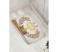 Коврик противоскользящий JoyArty "Кубок по бейсболу" для ванной, сауны, бассейна, bath_3961