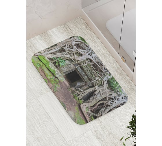 Коврик противоскользящий JoyArty "Лесной подвал" для ванной, сауны, бассейна, bath_4145 1