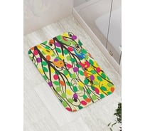Коврик противоскользящий JoyArty "Птичий хор" для ванной, сауны, бассейна, bath_3835