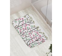 Коврик противоскользящий JoyArty "Цветы неба" для ванной, сауны, бассейна, bath_3875
