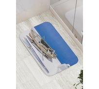 Коврик противоскользящий JoyArty "Морской бот" для ванной, сауны, бассейна, bath_4143