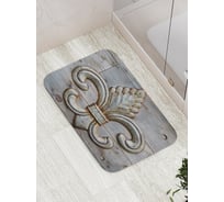 Коврик противоскользящий JoyArty "Металлический орнамент" для ванной, сауны, бассейна, bath_4946