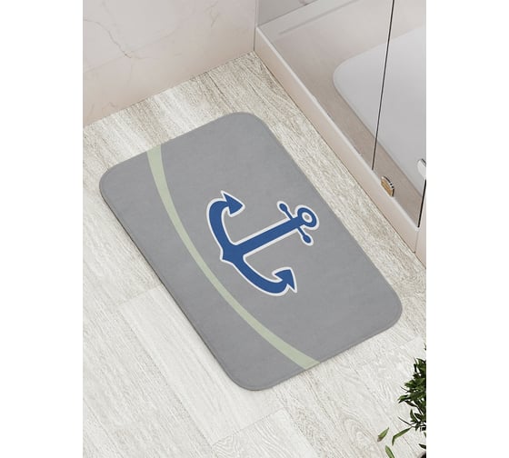 Коврик противоскользящий JoyArty "Полет якоря" для ванной, сауны, бассейна, bath_4908 1