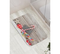 Коврик противоскользящий JoyArty "Чудный праздник" для ванной, сауны, бассейна, bath_5720