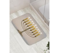 Коврик противоскользящий JoyArty "Бронзовый подсвечник" для ванной, сауны, бассейна, bath_5932