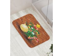 Коврик противоскользящий JoyArty "Новогодняя елочка со звездой" для ванной, сауны, бассейна, bath_5828