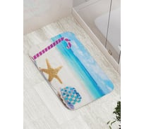 Коврик противоскользящий JoyArty "Морское рождество" для ванной, сауны, бассейна, bath_5590